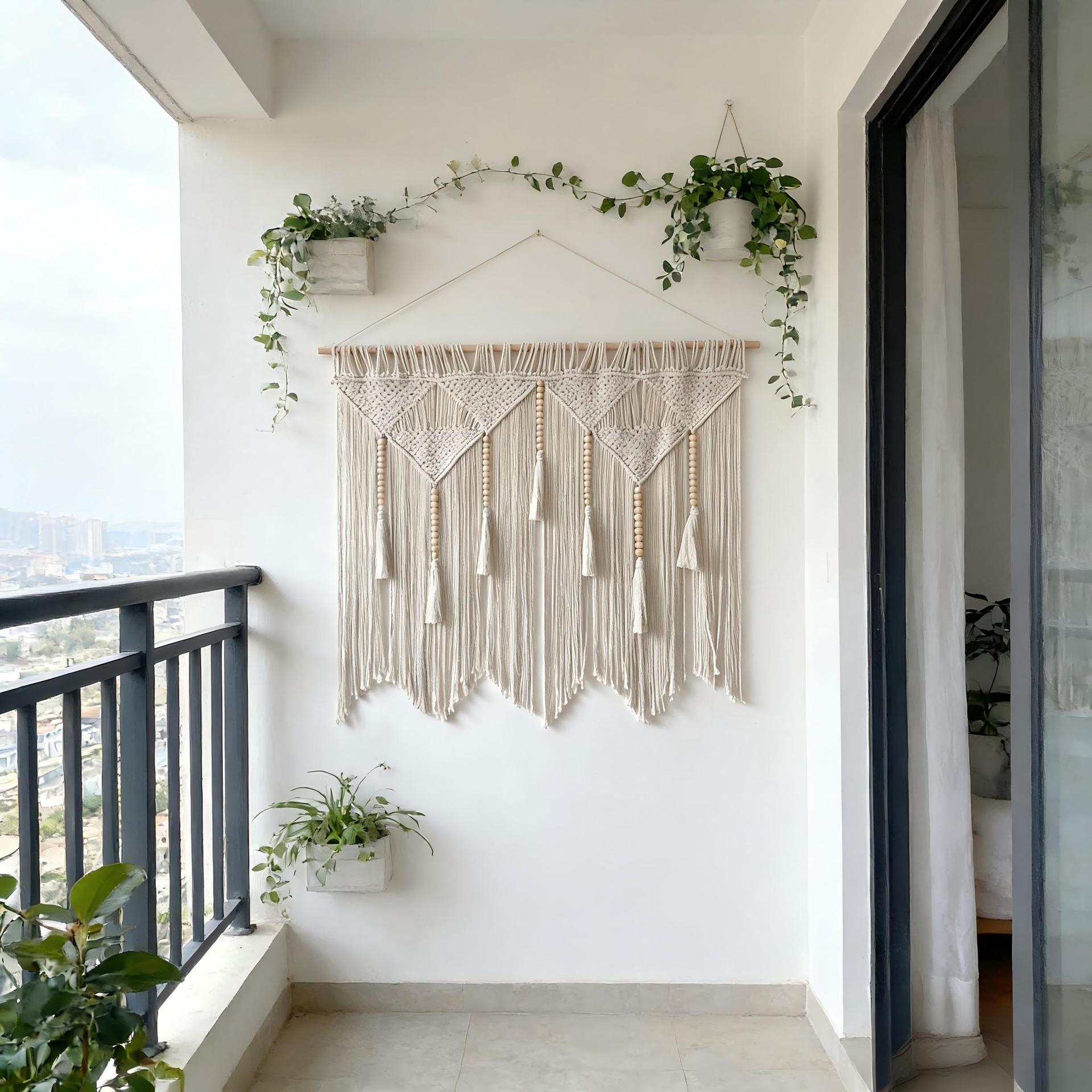Bohemian Home Decor Wall Hanging Hand-woven Tapestry photo 4