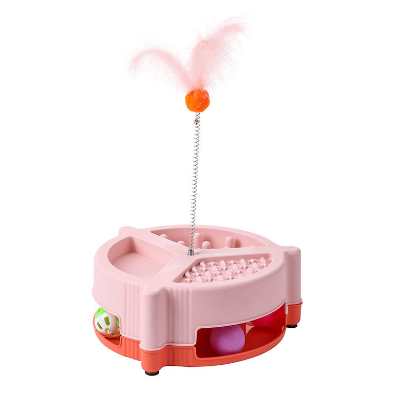 Toy Self-entertainment Boredom-busting Interactive Toy Slow-feeding Bowl For Cats photo 2