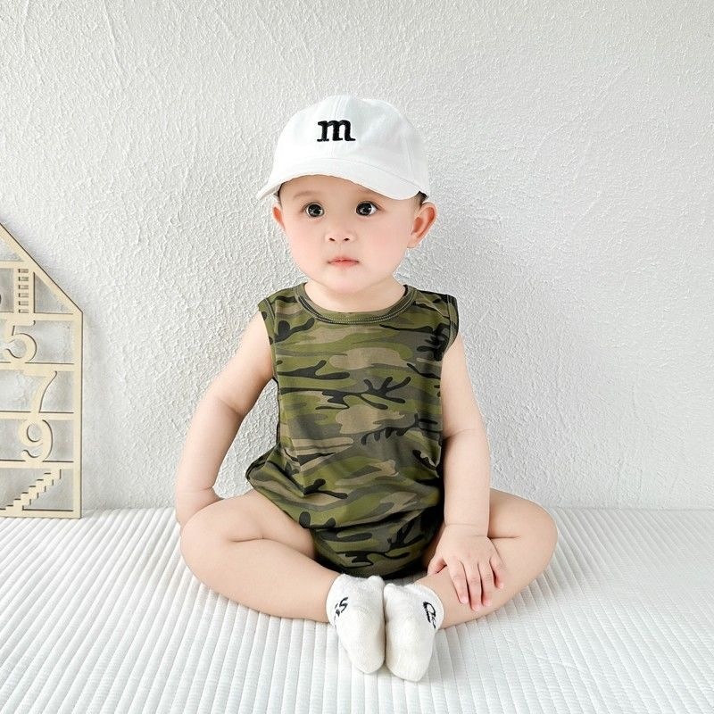 Boys' Summer Sleeveless Vest Romper photo 3
