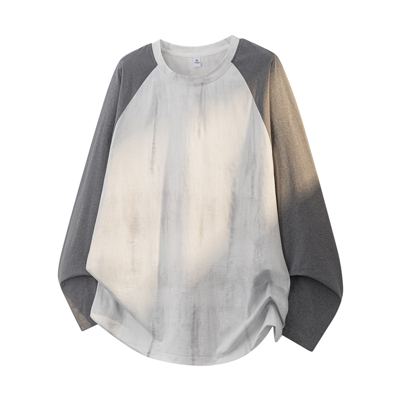 Breathable Color-blocked Casual Crew-neck Top photo 5