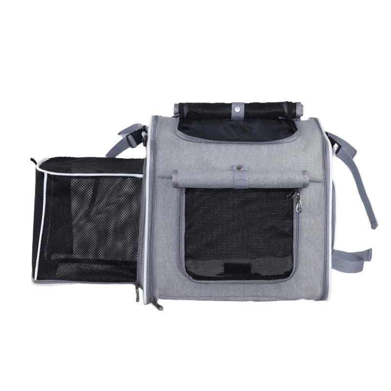 Expandable Pet Bike Carrier Bag - Breathable Portable Front Basket for Cats Dogs Outdoor Cycling Travel photo 6