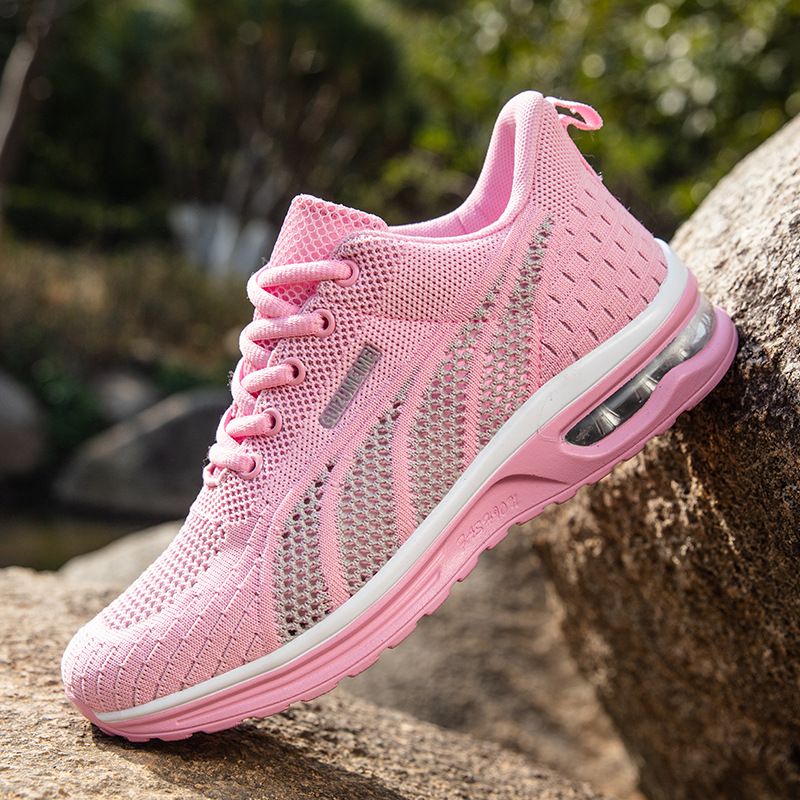 Mesh Women's Breathable Shoes Flying Woven Air Cushion photo 4