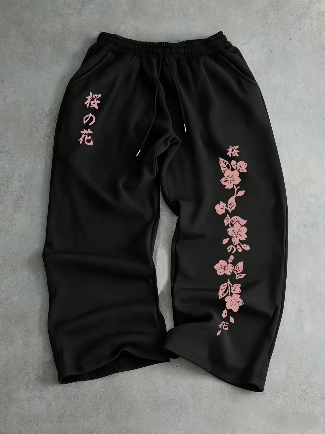 Springautumn New Printed Loose-fit Slimming Drawstring Sweatpants For Men And Women photo 3