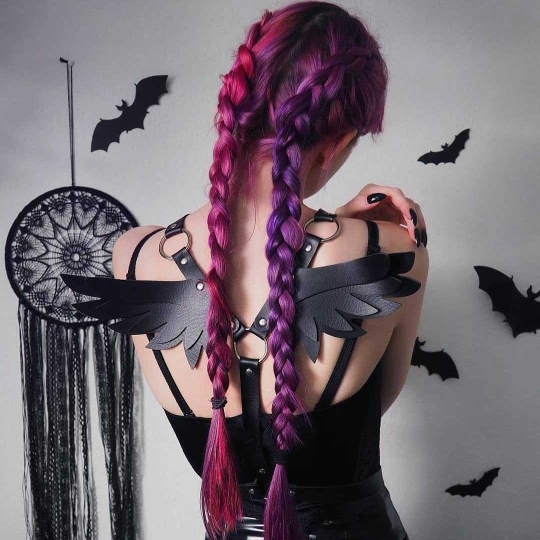Leather Angel Wings Multi-layer Chain Belt photo 4