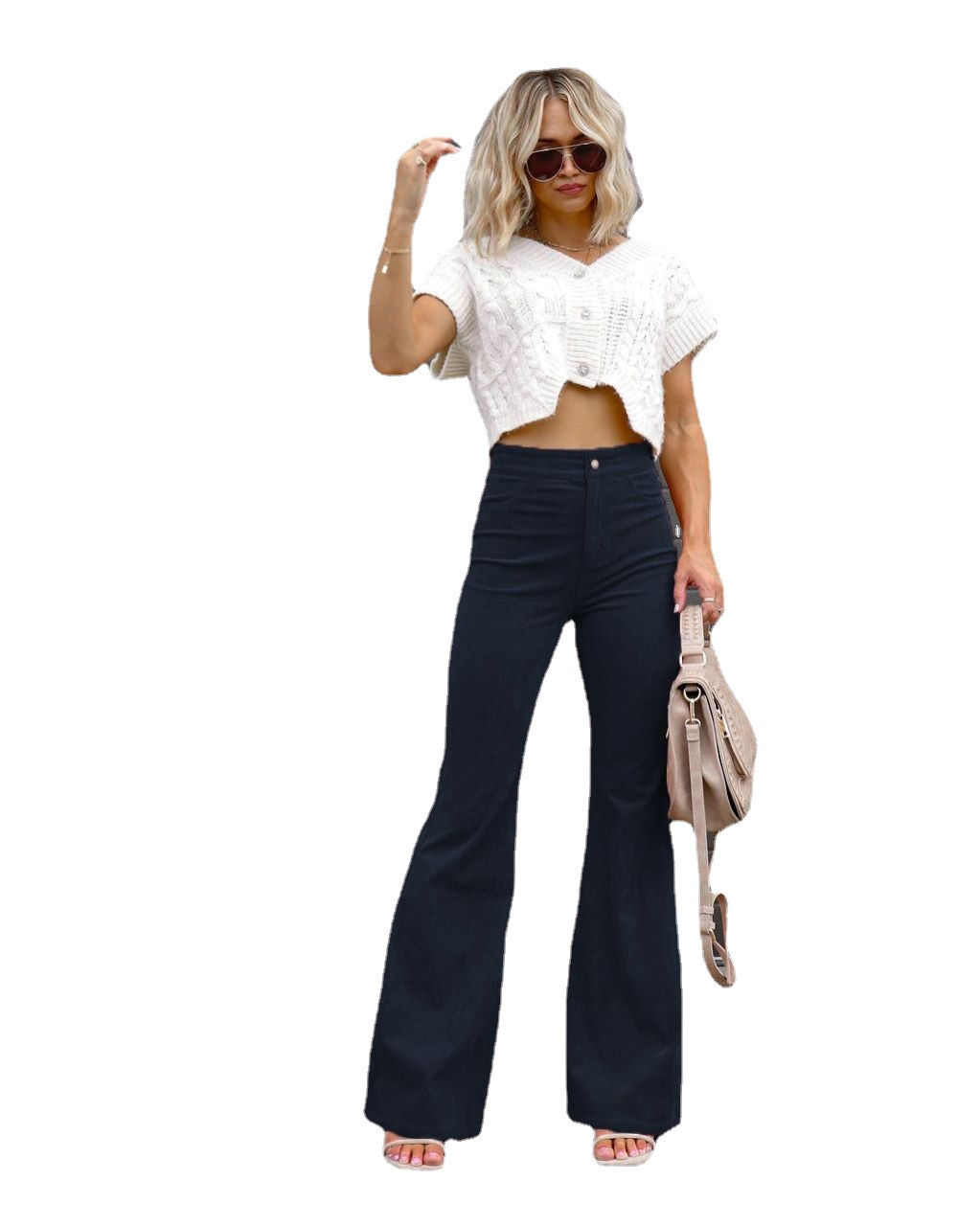 Chic Women's Trousers Trendy Brand photo 2