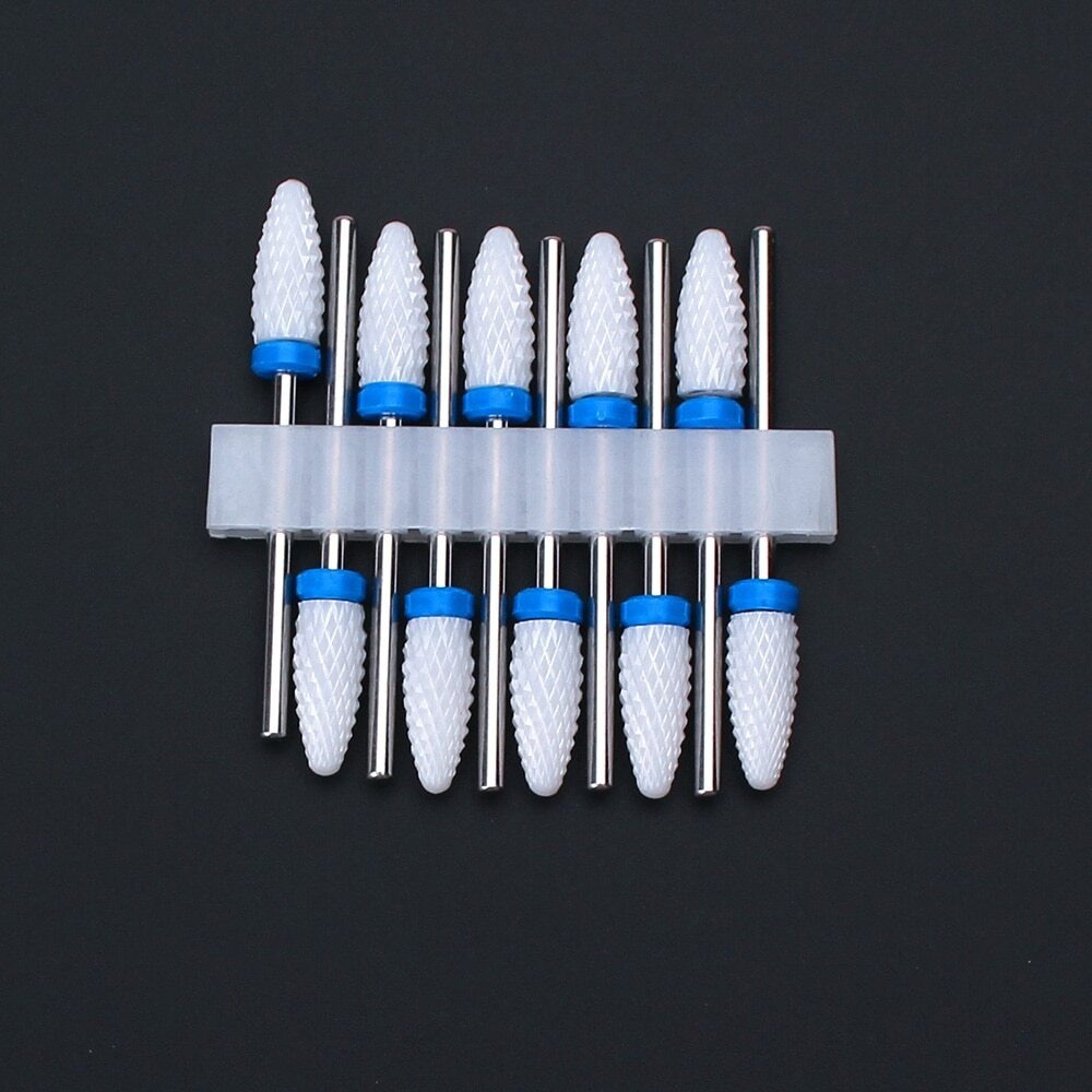 10-Piece Ceramic Nail Drill Bit Tool Set photo 6