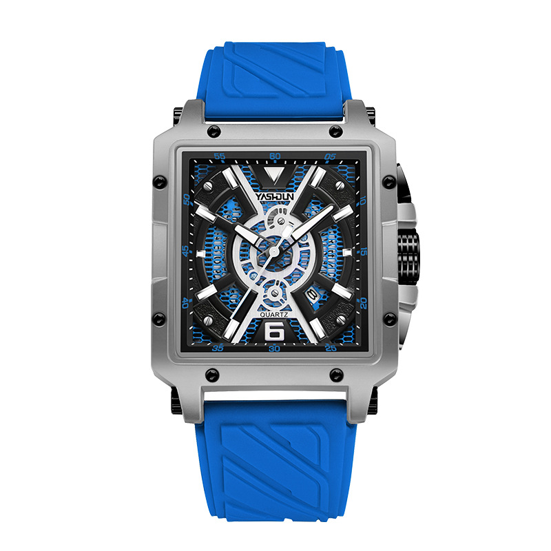 Fashionable Mens Watch With A Large Square Dial photo 7