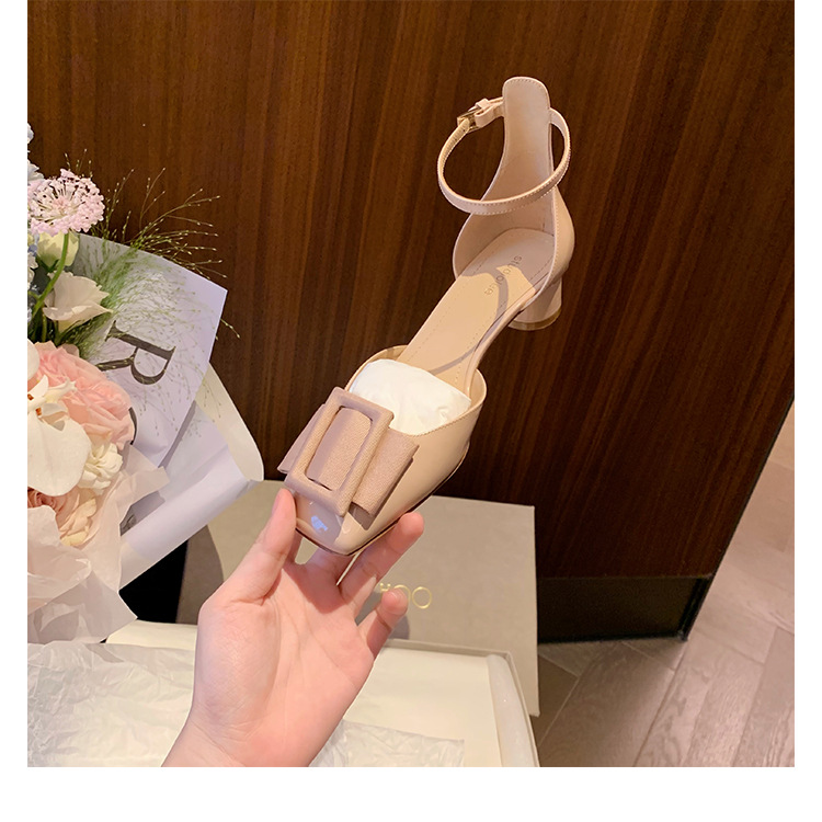 Women's Casual Square-toe Peep-toe Sandals photo 2