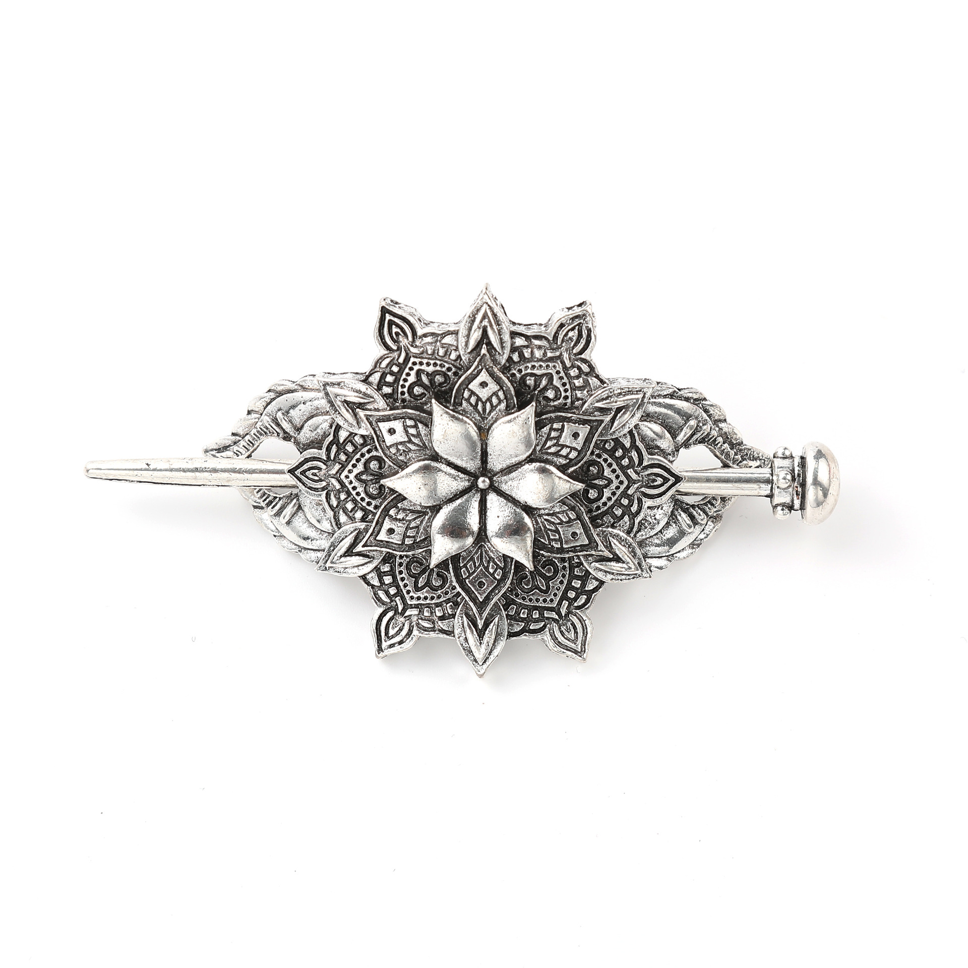 Retro-style Floral Hair Clip And Hairpin Party Accessory photo 2