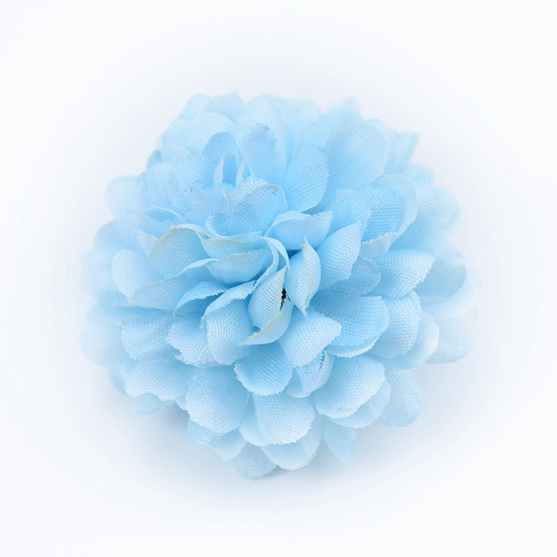 Artificial Multi-layered Chrysanthemum Bouquet With Flower Ball And Small Chive-ball Chrysanthemum Blooms photo 4