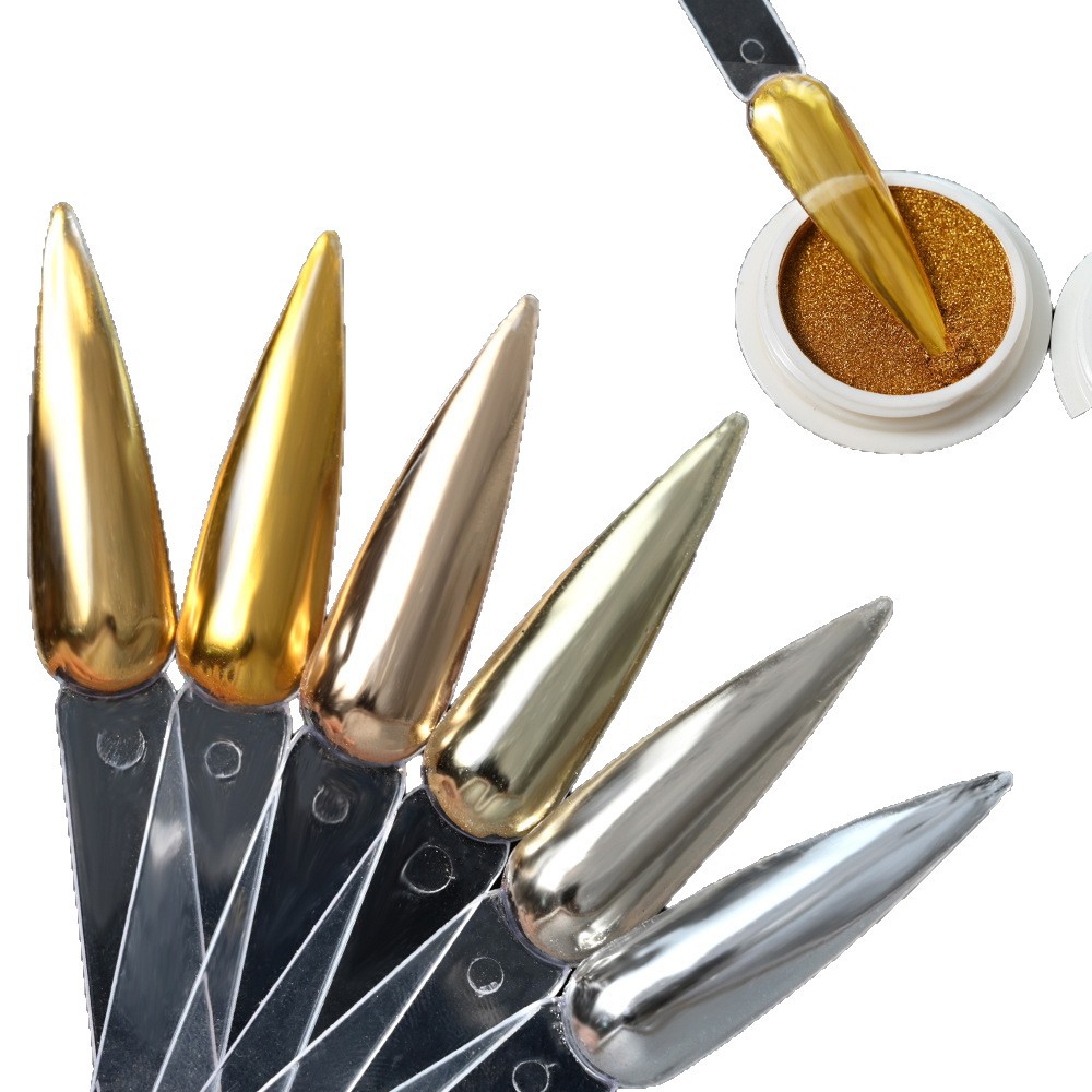 Electroplated Powder Rose Gold Nail Art Kit photo 2