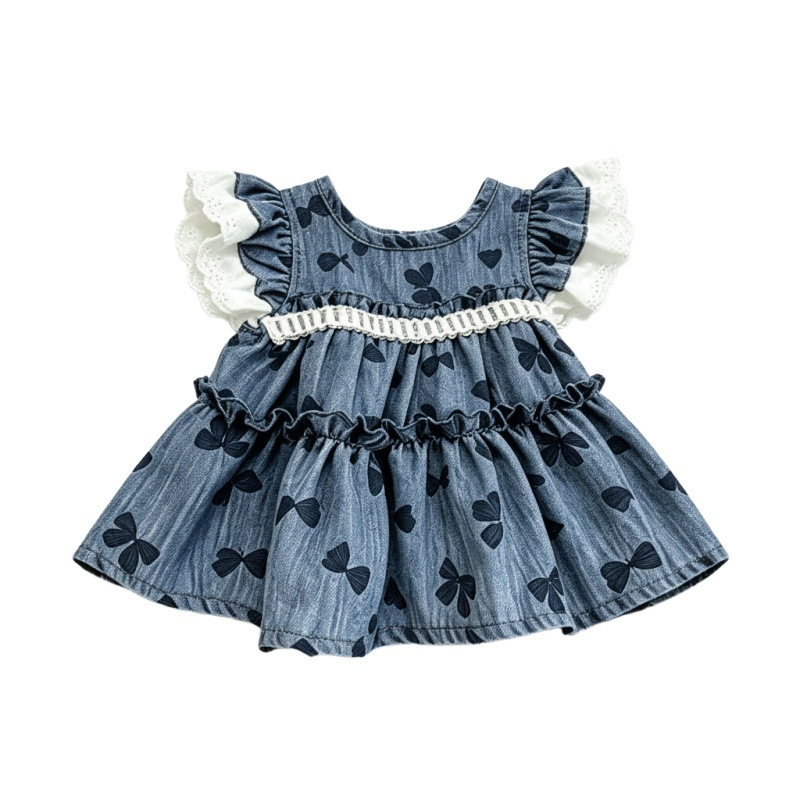 Cat Clothing Lace Trimmed Dress photo 4