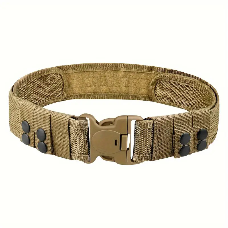 Tactical S-shaped Velcro Outdoor Hiking Belt photo 3