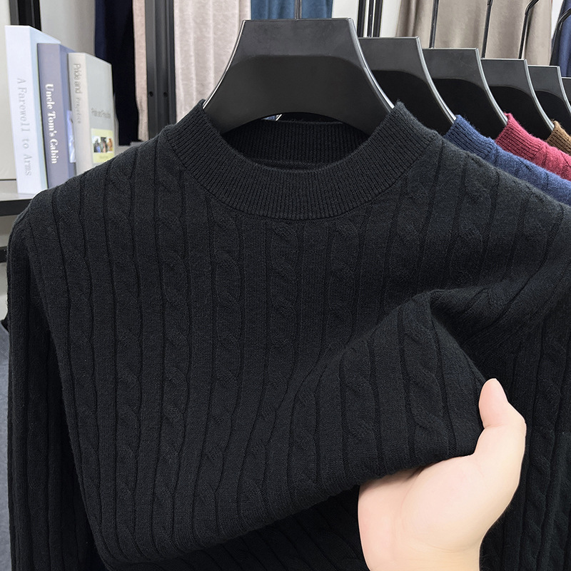 Stylish Casual Versatile And Warm Wool Base Sweater photo 4