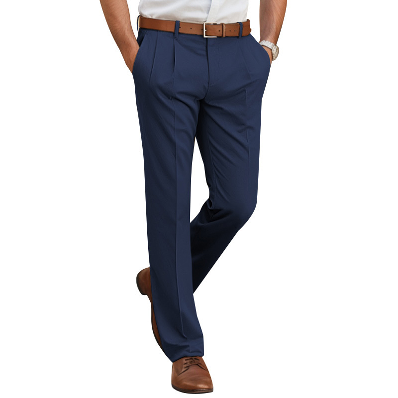 Men's Loose-fit Casual Tailored Trousers photo 6