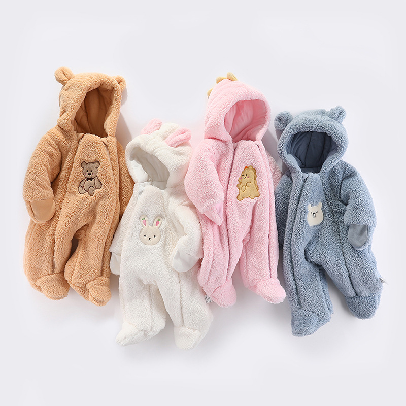 Thickened Cotton Romper For Infants And Toddlers photo 1