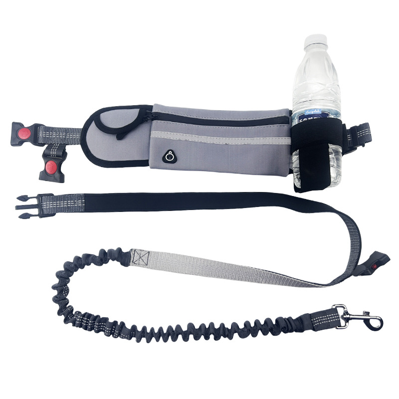 Portable Waist Bag With Running Leash, All-in-one For Dogs photo 3