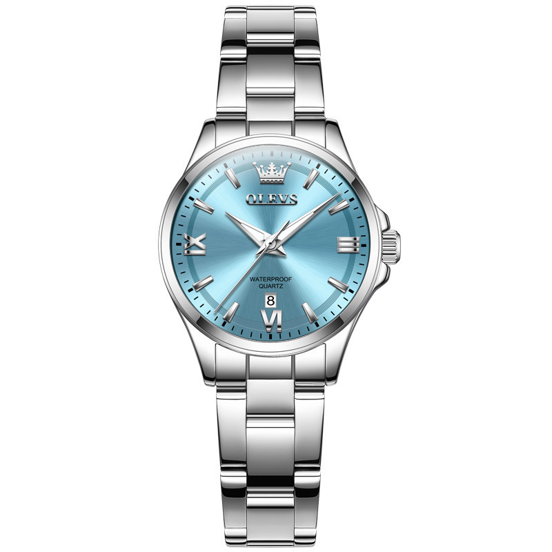 Solid Steel Band Watchfashionable Niche Waterproof Fully Automatic Quartz Watch photo 3