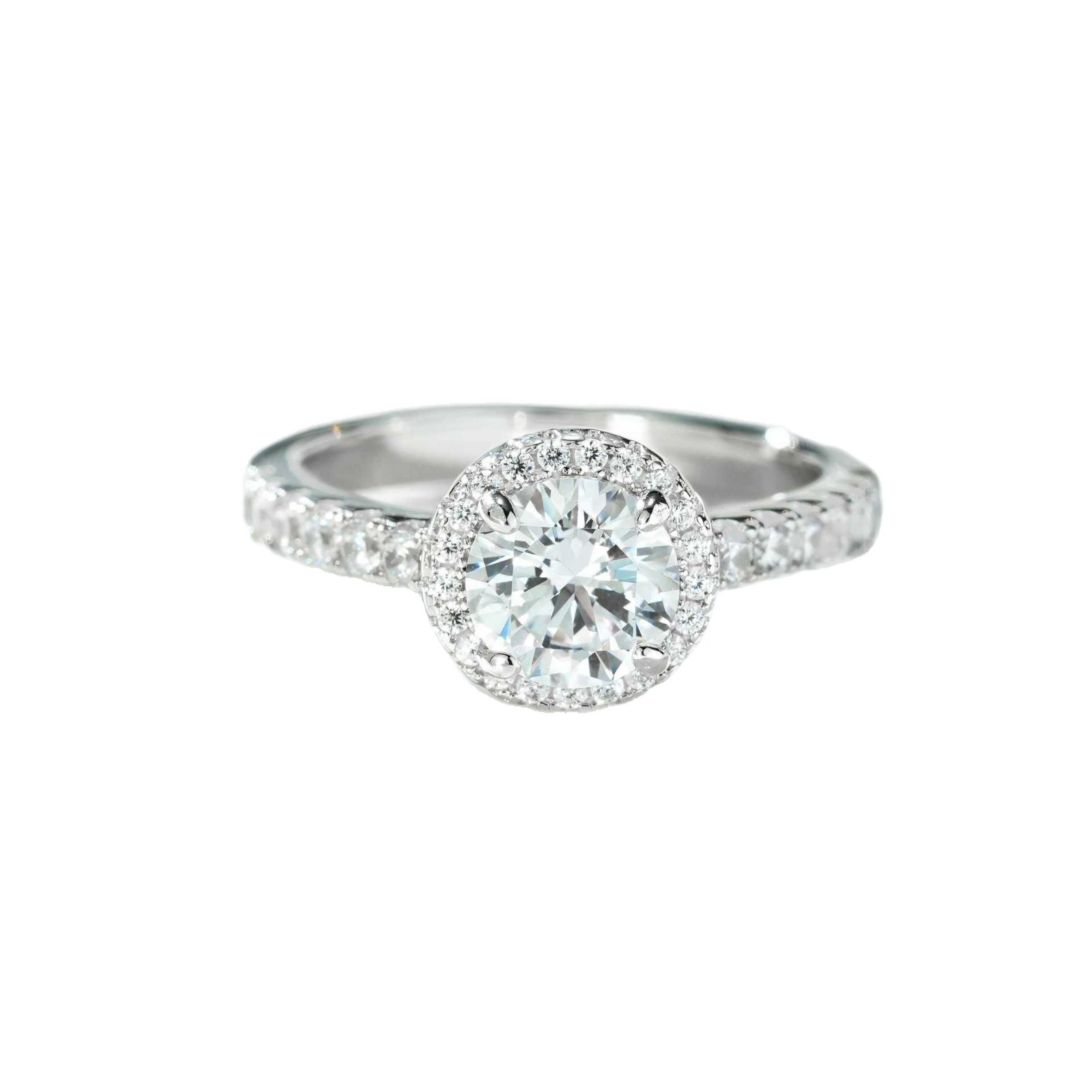 Women's 1-carat Round Bezel Ring photo 5