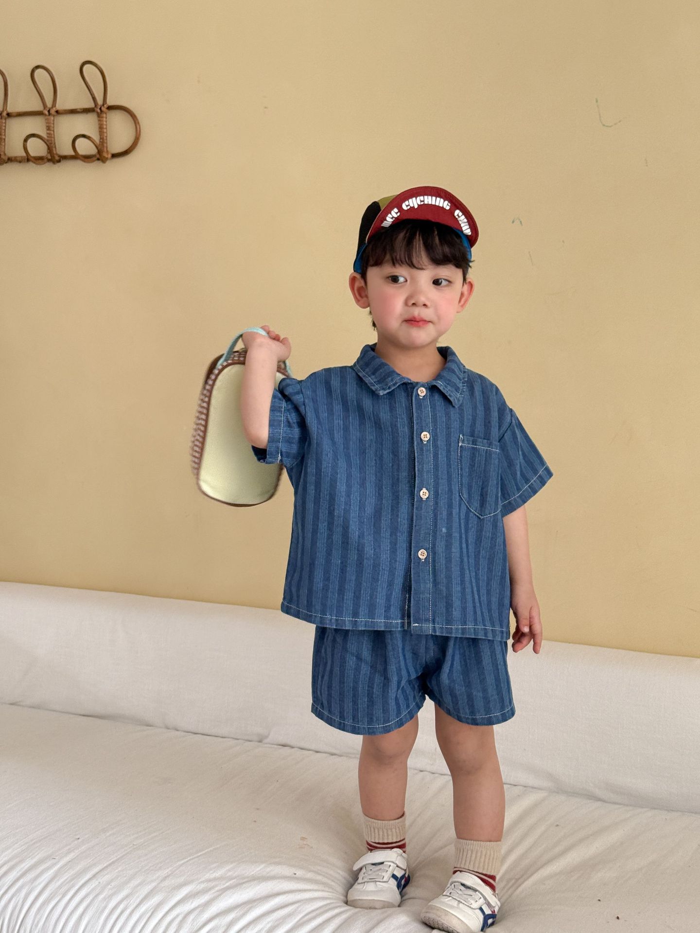 Children's Summer Denim Shirt Set photo 6