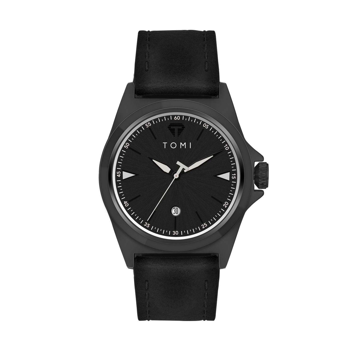 Waterproof Fashionable Leather-Strap Quartz Mens Watch For Students photo 7