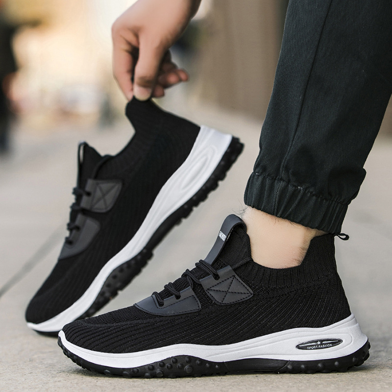 Flyknit Breathable Low Top Sports Outdoor Casual Running Tourism Flat Shoes photo 1