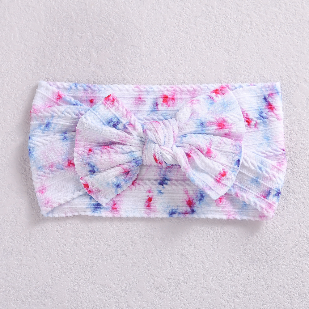 Wide-brimmed Jacquard Nylon New-style Childrens Headband photo 7