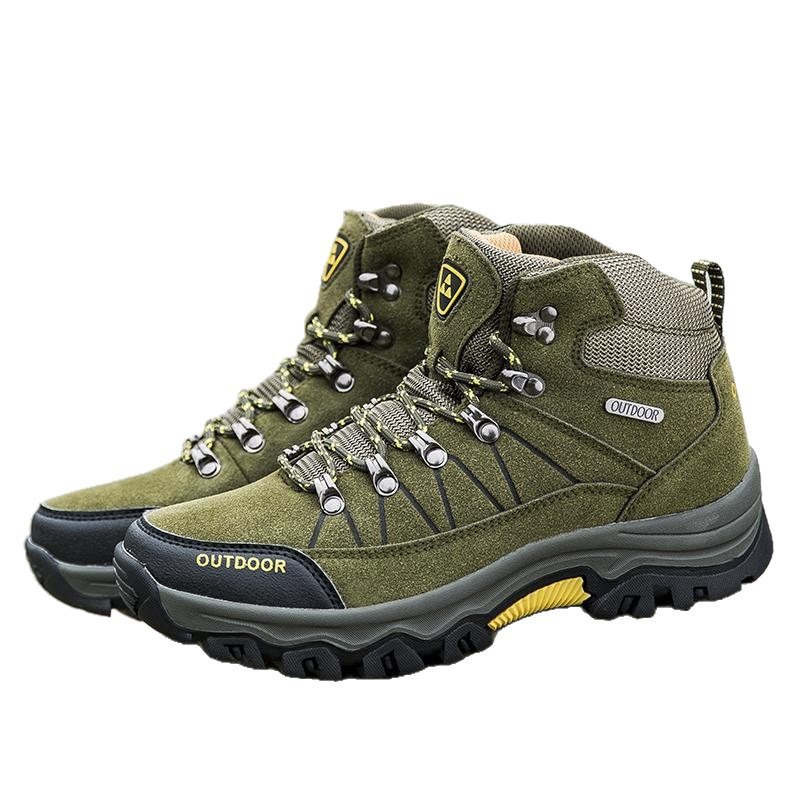 Outdoor Hiking Boots With Fleece Lining Warm And Cozy Cotton Shoes photo 6