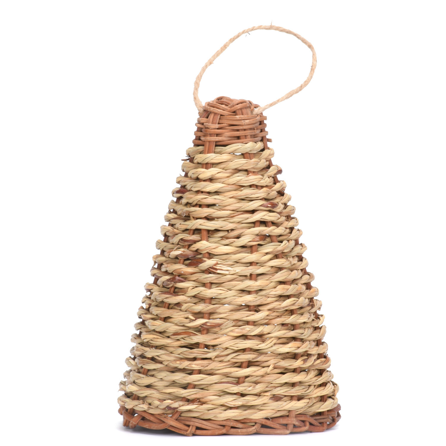 Creative Flat Bottomed Grass Woven Bird's Nest Horticultural Decoration photo 5