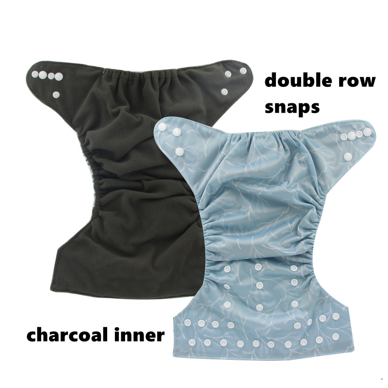 Floral Patterned Breathable Leak-proof Baby Diaper Covers Washable Baby Cloth Diapers photo 3