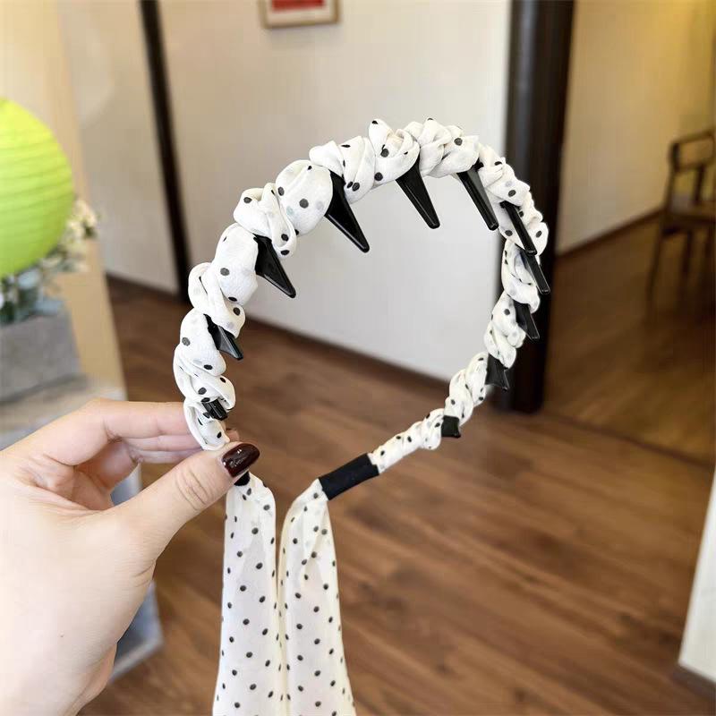 Bow Braided Hair Band For Women photo 3