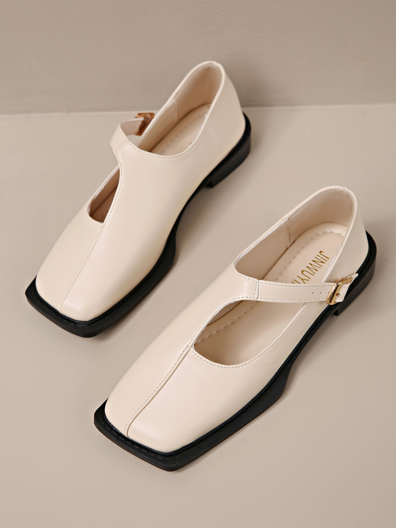 Fashionable Square-toe Versatile Low-cut Womens Shoes photo 8