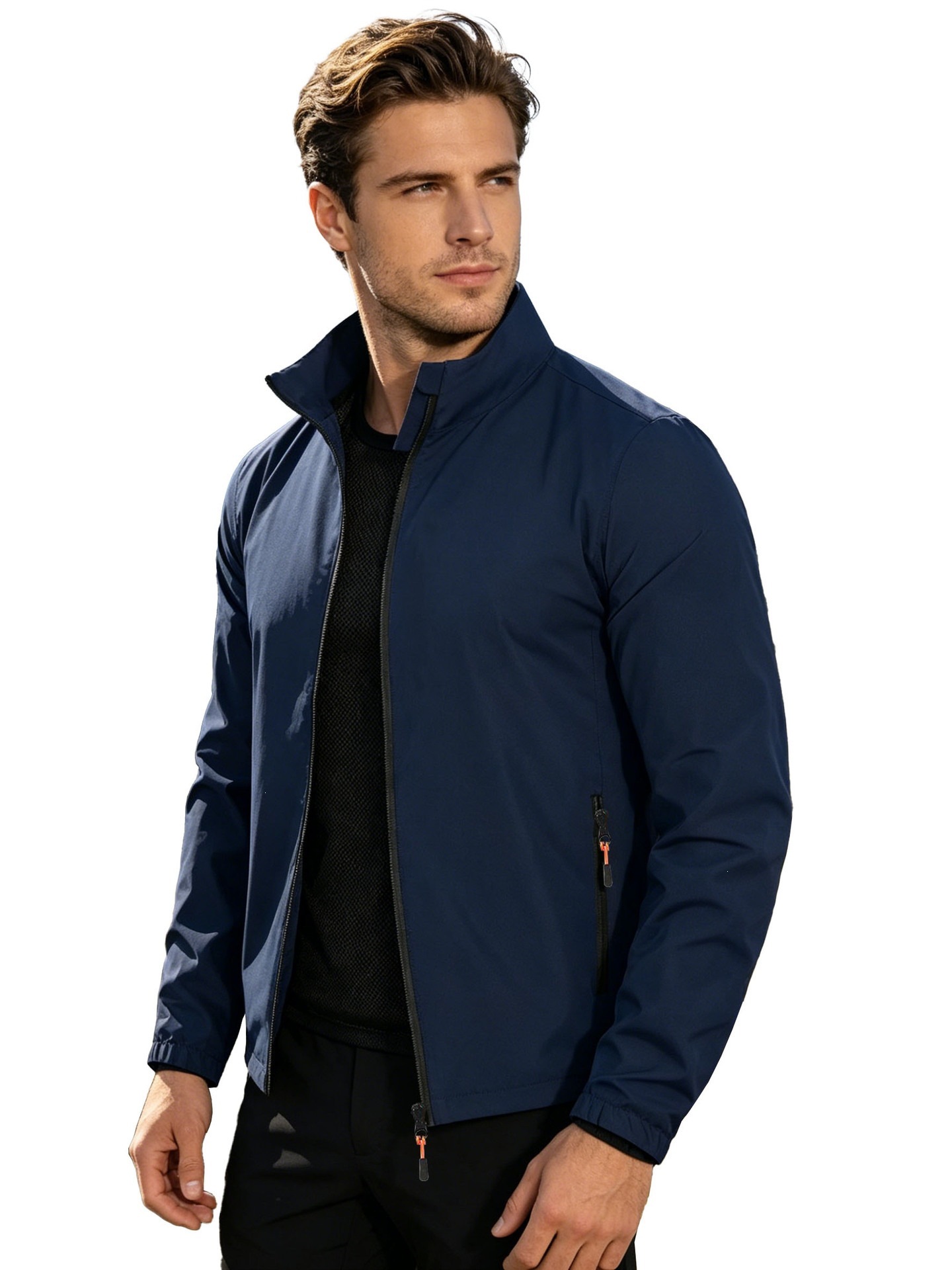 Mens Autumn Jacket 2026 SpringAutumn Style Youth All-Match Hooded Retro Casual Streetwear Windproof Coat For Men photo 3