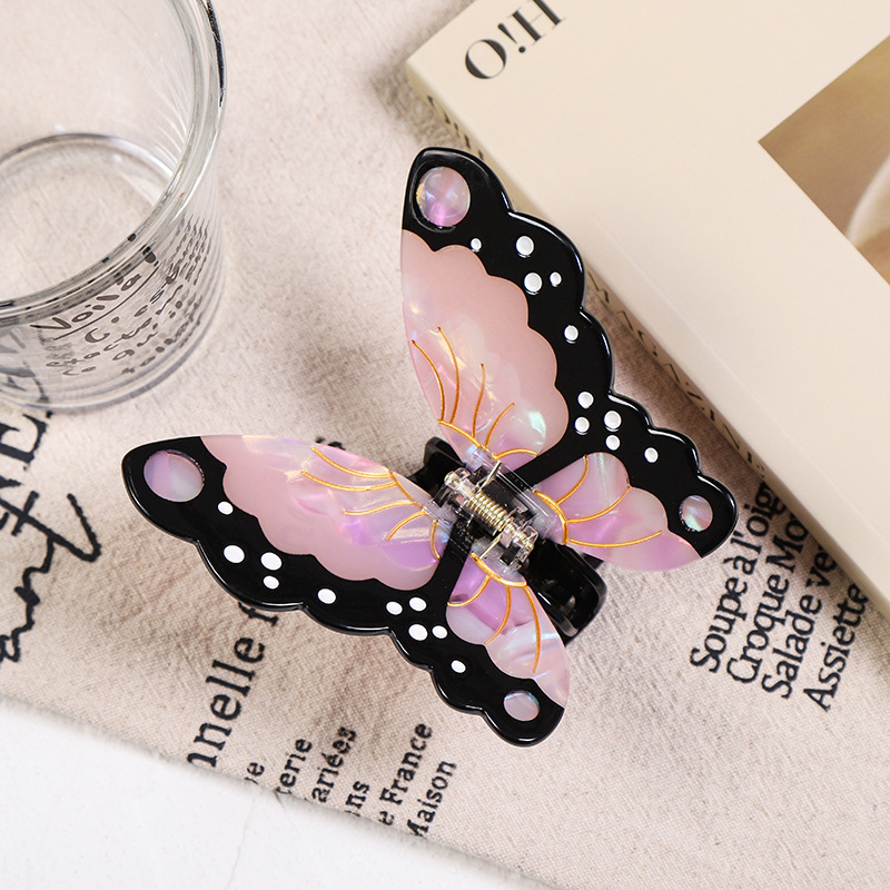 Hairclip Butterfly Acetic Acid Premium Grip Clip photo 8