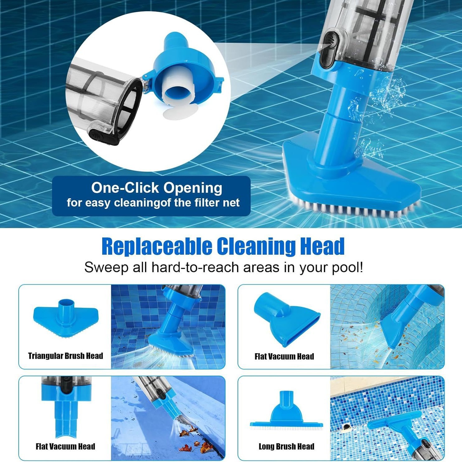 Wireless Vacuum Cleaner For Fish Pond Underwater Rechargeable photo 7