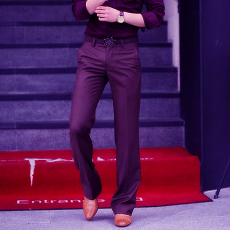 Men's Straight-leg Wide-leg Dress Pants photo 3