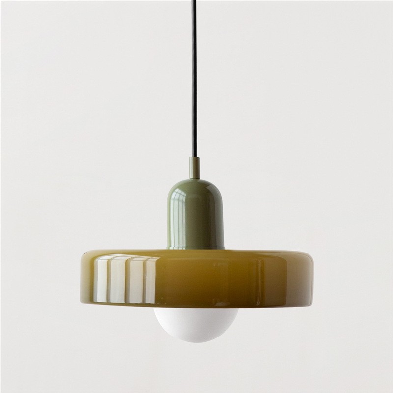 Nordic Creamy Minimalist Glass Lighting Fixture photo 6
