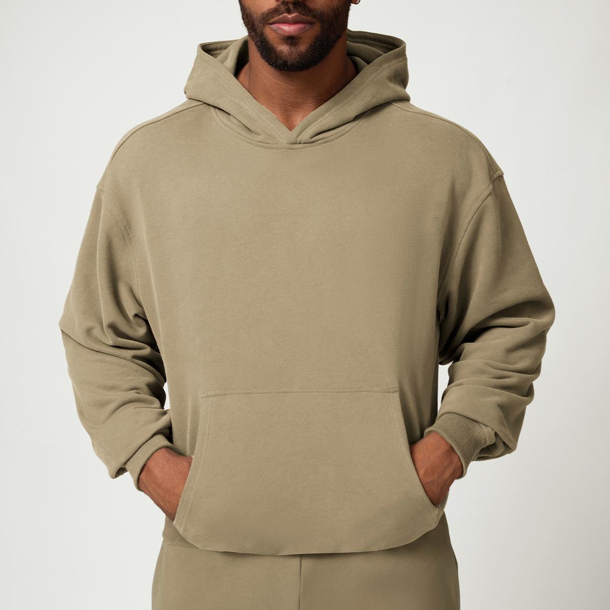 Mens Sporty Stylish And Casual Hooded Sweatshirt photo 5