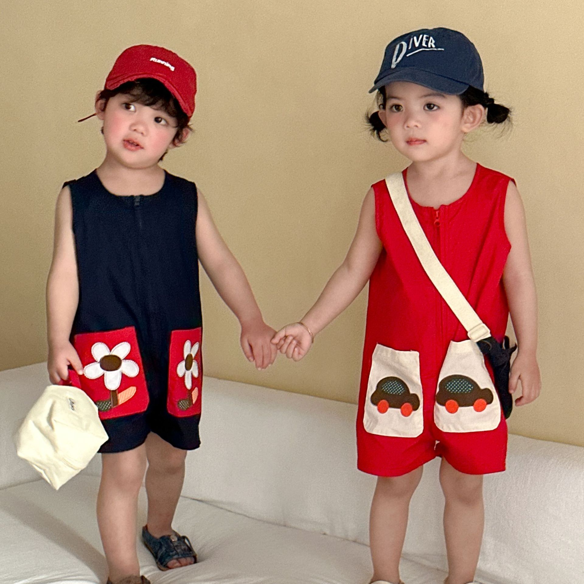 Loose-fitting One-piece Outfit For Baby Girls Going Out photo 7