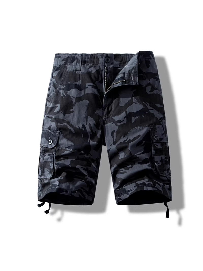 Foreign Trade All-cotton Multi-pocket Work Shorts photo 7