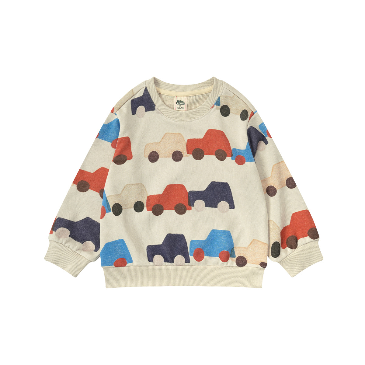 Spring And Autumn Girls Sweatshirt With Ribbed Cuffs photo 4