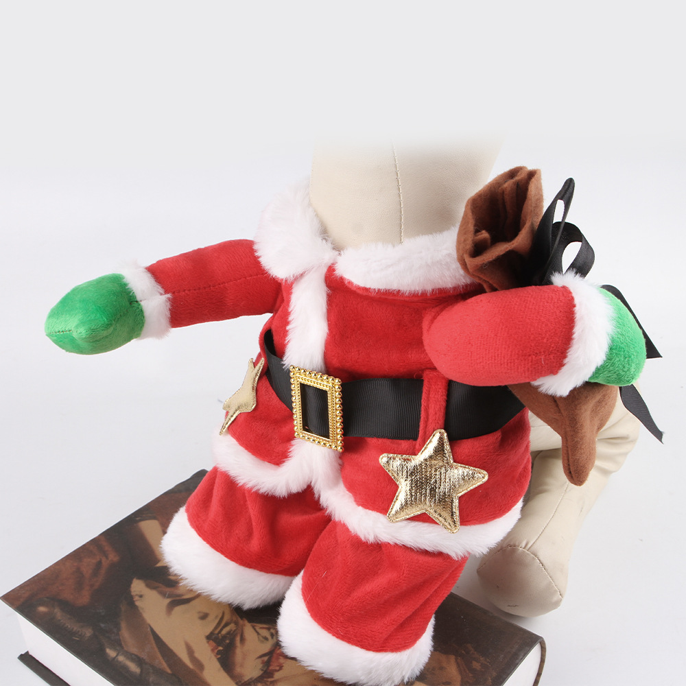 Santa Claus Costume For Cats And Dogs Pet Outfit photo 5
