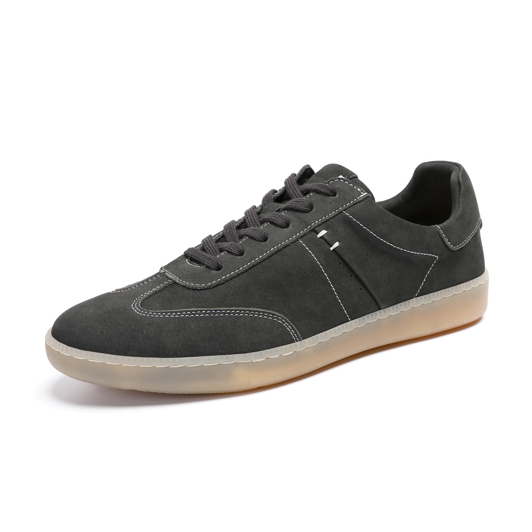 Water-washed Leather Versatile Mens Shoes With A Thin Sole And A Premium Feel photo 5