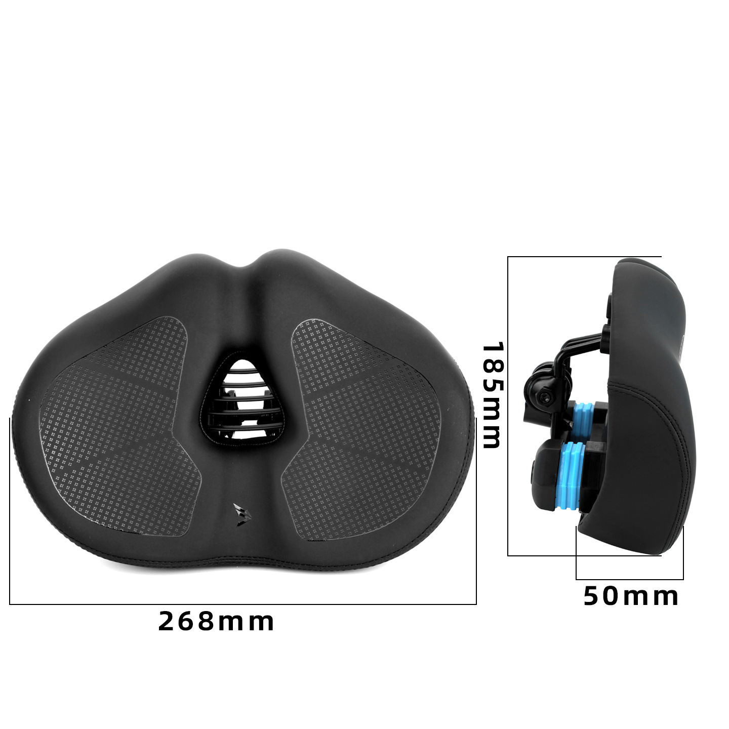 Mountain Bike Shaped 412 Folding Bike Seat Cushion Thickened Waterproof Scooter Saddle photo 6