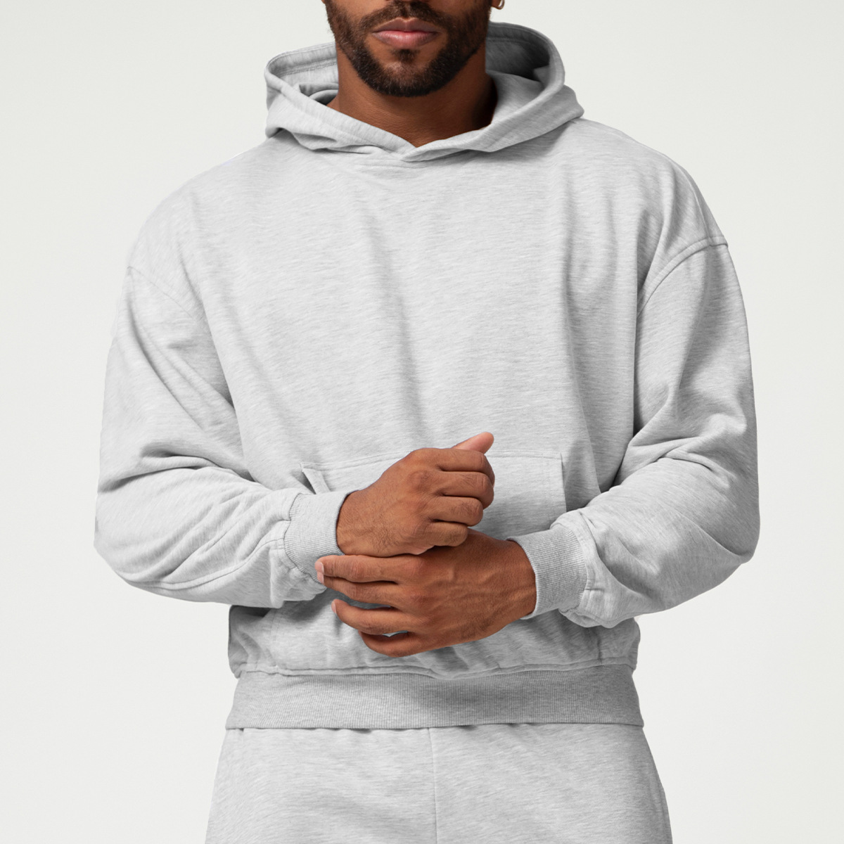 Mens Sporty Stylish And Casual Hooded Sweatshirt photo 4