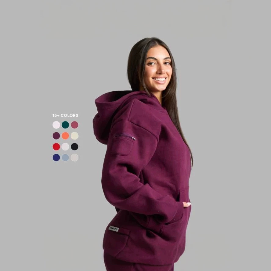Unisex Hooded Sweatshirt Autumn Pullover Hoodie For Couples photo 8