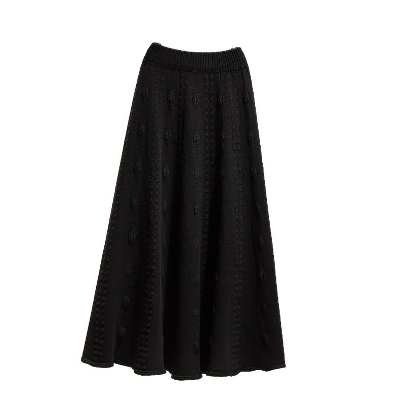 High-waisted A-line Knitted Skirt For Women photo 4