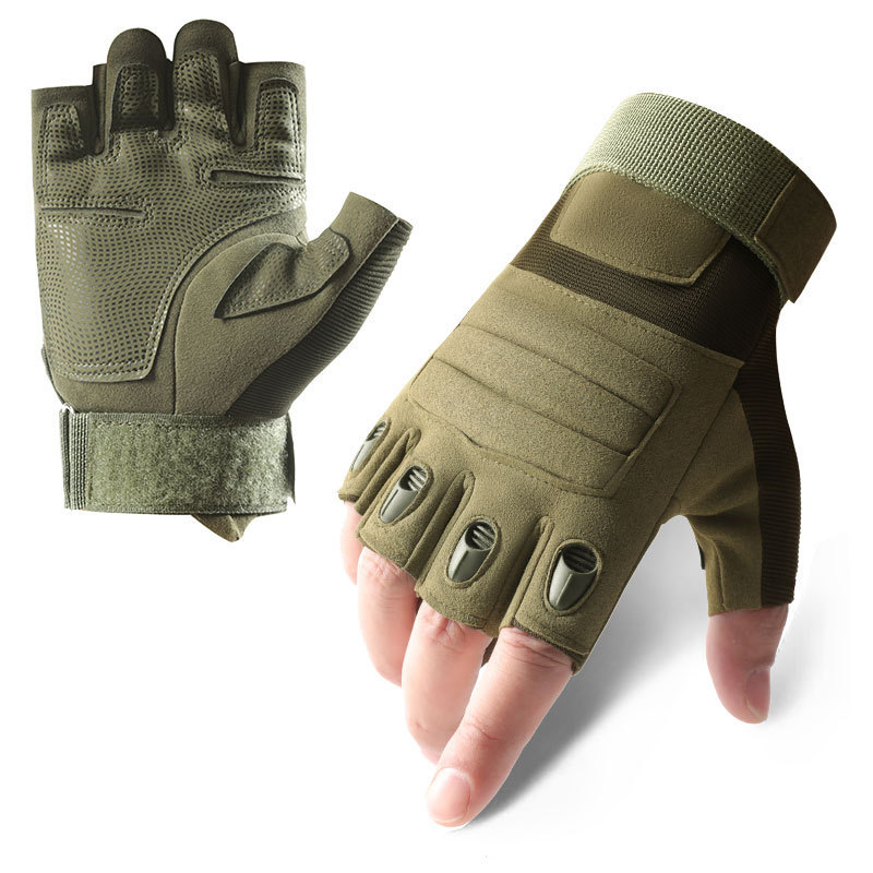 Tactical Gloves Outdoor Sports Protective Half-Finger Gloves photo 8