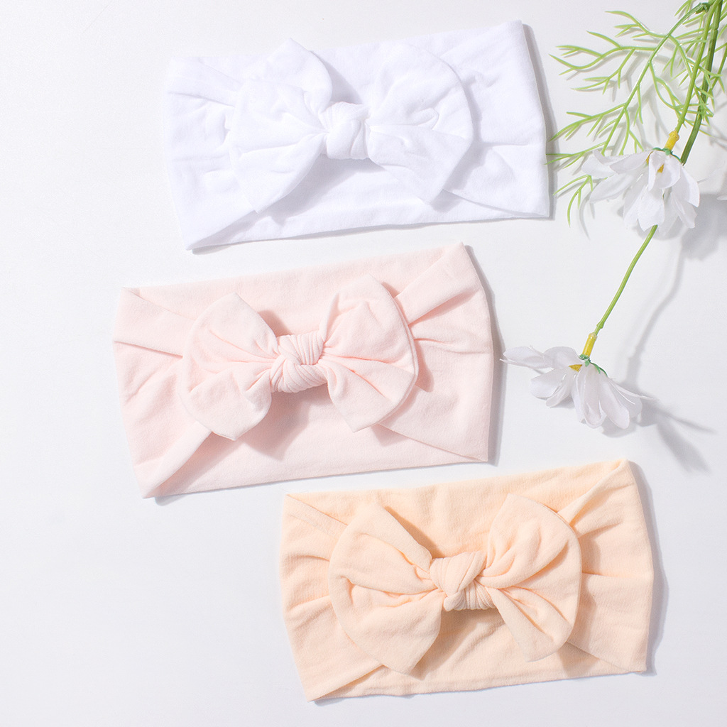 European And American Nylon Bow Hairband photo 4