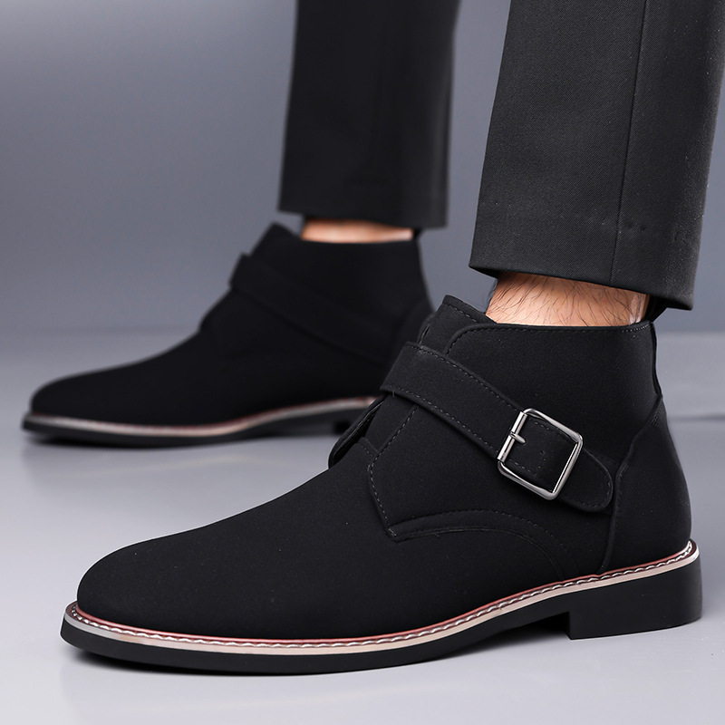 High-top Slip-on Dress Casual Shoes For Fallwinter photo 1